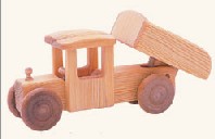 木のおもちゃ汽車