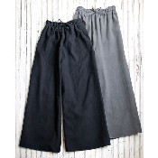 手織綿ラップパンツ（草木染）